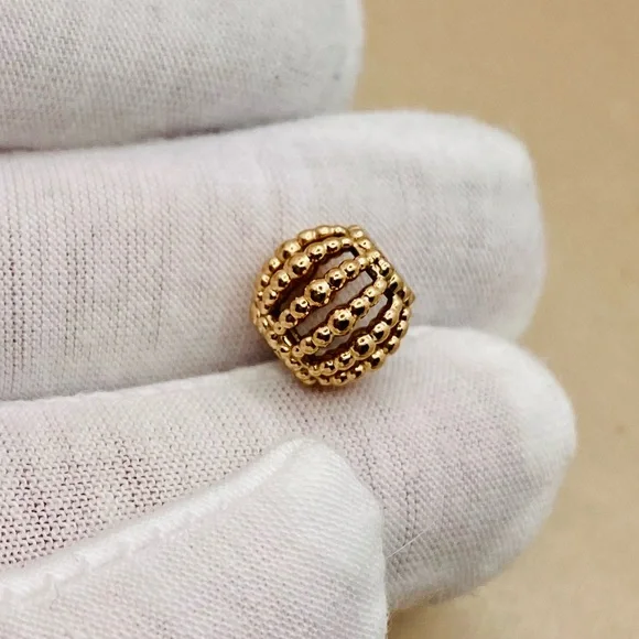 EUC Pandora 788679C00 Pandora Rose Beaded Openwork Charm - Picture 3 of 6